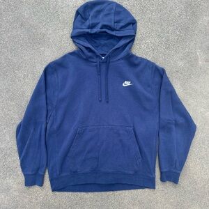 Nike Men's Navy Pullover Hoodie